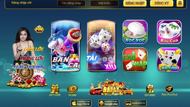 Bầu cua Fun365 Club là nhà cái trực tuyến với mô hình của một sòng bài thu nhỏ